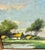 Textile Antique European Pastoral Landscape Oil on Canvas, Signed by Artist For Sale - Image 7 of 10