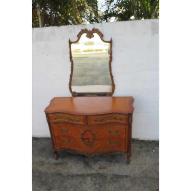 This Dresser and Mirror Set is made out of wood, solid wood, mixed wood, veneer, and metal. The Dresser was made by...