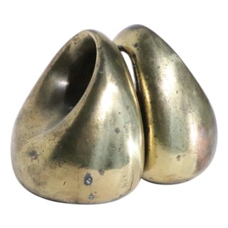 Mid 20th Century Brutalist Ben Seibel for Jenfredware Bookends For Sale