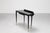 Mid-Century Brass, Wood and Glass Console in the style of Gio Ponti, 1950s For Sale - Image 3 of 6