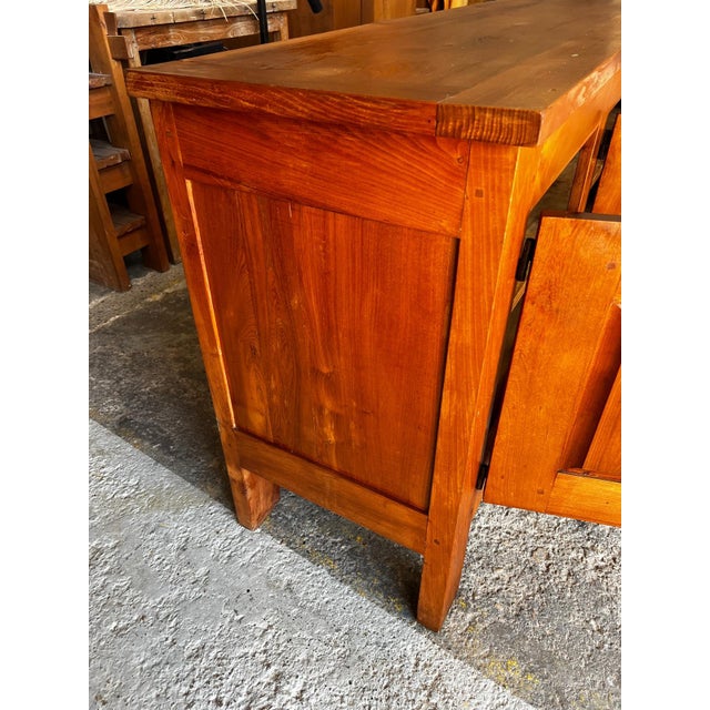 Elm Wood Buffet from Jean Touret, 1957 For Sale - Image 4 of 8