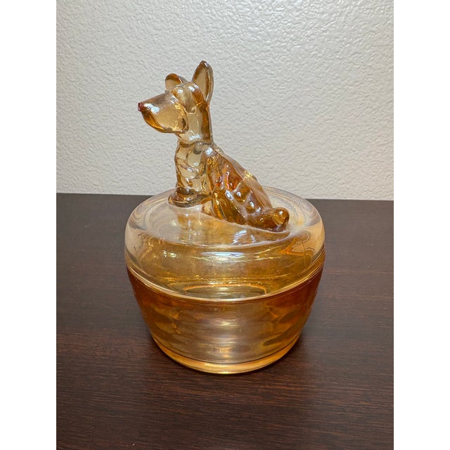 Terrior Carnival Glass Dispenser Trinket Dish For Sale In Boise - Image 6 of 6