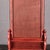 Rose Antique Chinese Rosewood Table Screen With Famille Rose Porcelain Plaque For Sale - Image 8 of 10