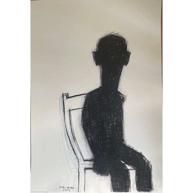 A beautiful original screen print titled La Chaise (2005)by Belgian artist Petrus De Man. This elegant work demonstrates...