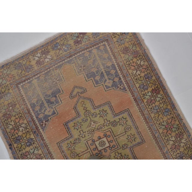 Mid 20th Century Oushak Light Orange Oushak Carpet For Sale In Phoenix - Image 6 of 10
