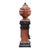 Pair Neoclassical Figural & Foliate Terra Cotta Garden Urns & Pedestals For Sale - Image 10 of 12