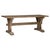 1970s French Oak Trestle Dining Table For Sale - Image 15 of 18