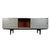 Vintage Sideboard with Op Art Painting, Poland, 1970 For Sale - Image 3 of 11