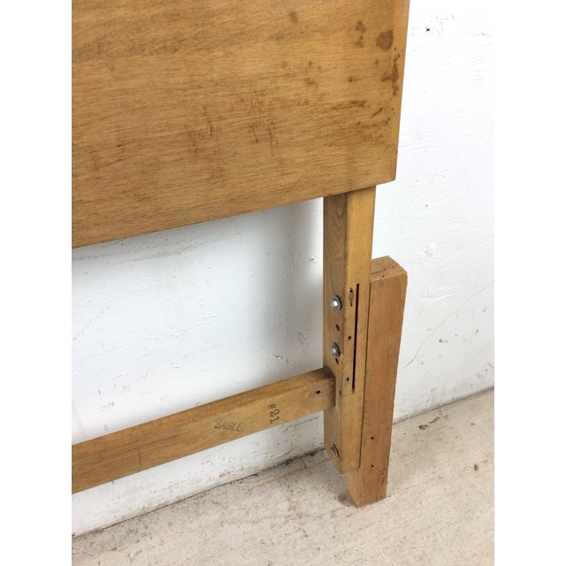 Mid Century Modern Full Size Headboard by Heywood Wakefield With Sable Finish For Sale - Image 12 of 18