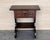 Mid 20th Century Pair of Narrow Spanish Nightstands with Carved Drawer and Low Shelve For Sale - Image 16 of 18