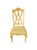 Wood Trogdon Furniture Mid Century Painted Mahogany and Upholstered Side Chair For Sale - Image 7 of 9