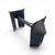 Postmodern Black Cast Iron Dining Table with Glass Top, 1980s For Sale - Image 4 of 15