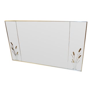 1950s Mid-Century Multi-Panel Segmented Over-Mantel Mirror by Hart Mirror Plate Co. For Sale