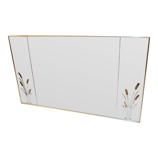 1950s Mid-Century Multi-Panel Segmented Over-Mantel Mirror by Hart Mirror Plate Co. For Sale