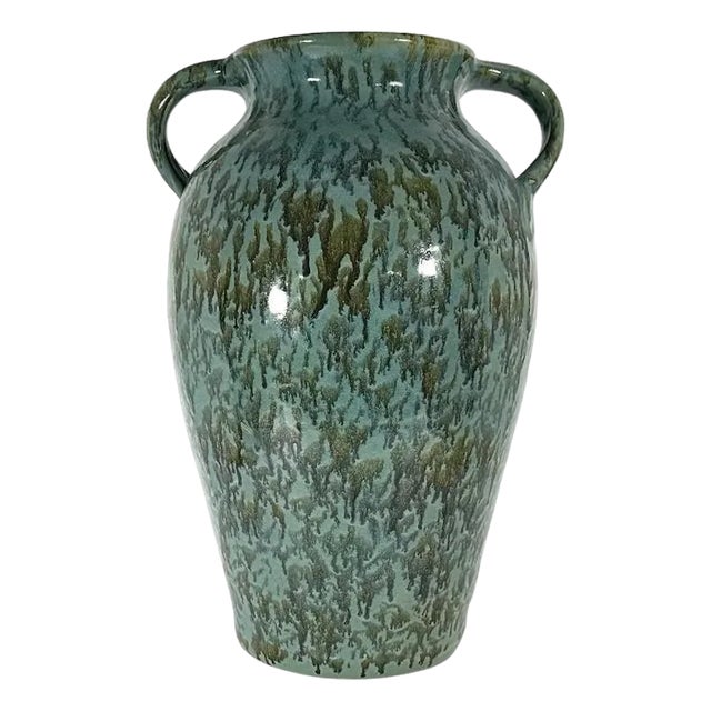 Zanesville Stoneware Co. Neptune Floor Vase c. 1920 Rare For Sale