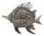 Vintage Italian Handmade Silver Longnose Butterfly Fish Figurine by Donati, Tuscany, 1950s For Sale