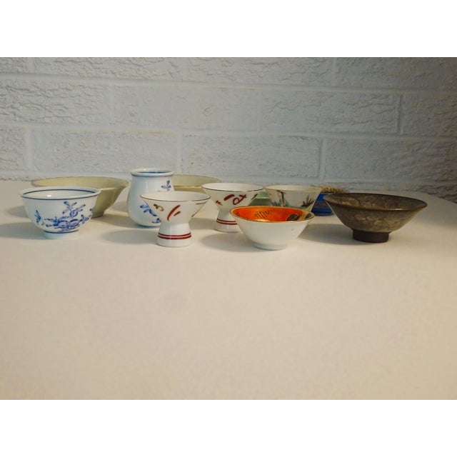 Japanese Early 20th Century Japanese Porcelain Sake Cups - 11 pcs For Sale - Image 3 of 8