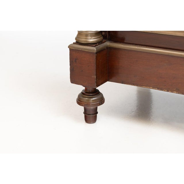 Brown Empire Mahogany Bookcase, 1890s For Sale - Image 8 of 12