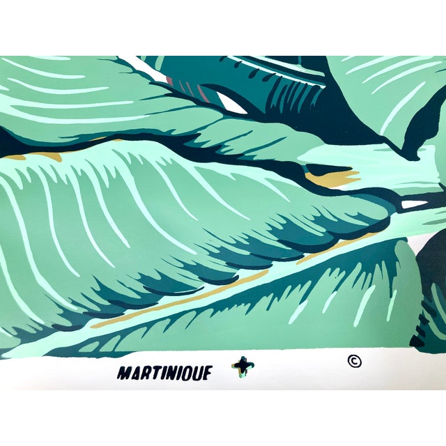 Vintage Martinique Banana Leaf Wallpaper by Cw Stockwell For Sale - Image 4 of 11