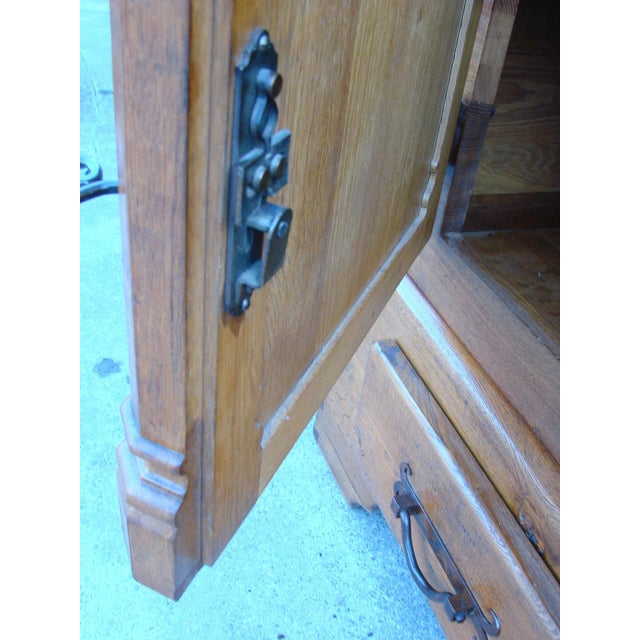Rustic Oak Chest of Drawers, 1950s For Sale - Image 4 of 13