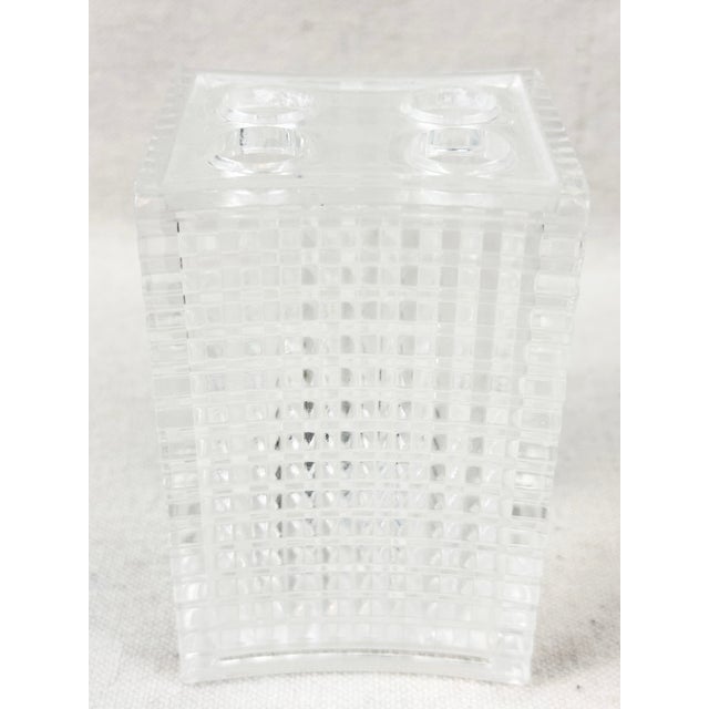 Mid 20th Century Vintage Mid-Century Clear Ribbed Lucite Bathroom Vanity Set – 3 Pieces For Sale - Image 5 of 8