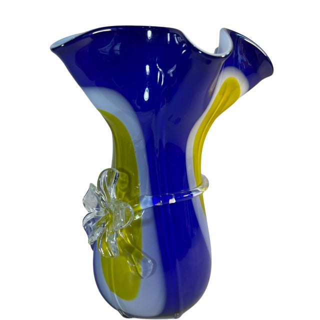 Art Glass Vase For Sale - Image 12 of 17