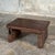 Wood Small Upcycled Teak Stool, 1990s For Sale - Image 7 of 12
