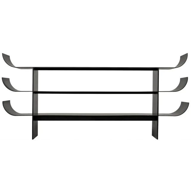 Mid-Century Modern NOIR Kyoto Console, Black Iron For Sale - Image 3 of 6