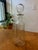 Antique Hand Blown Glass Decanter With Agave Leaf and Beautiful Globe Top For Sale - Image 10 of 14