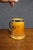 Ceramic Antique-Style Yellow Ceramic Tankard With Illustrated Drinking Verse and Silver-Tone Handle For Sale - Image 7 of 13