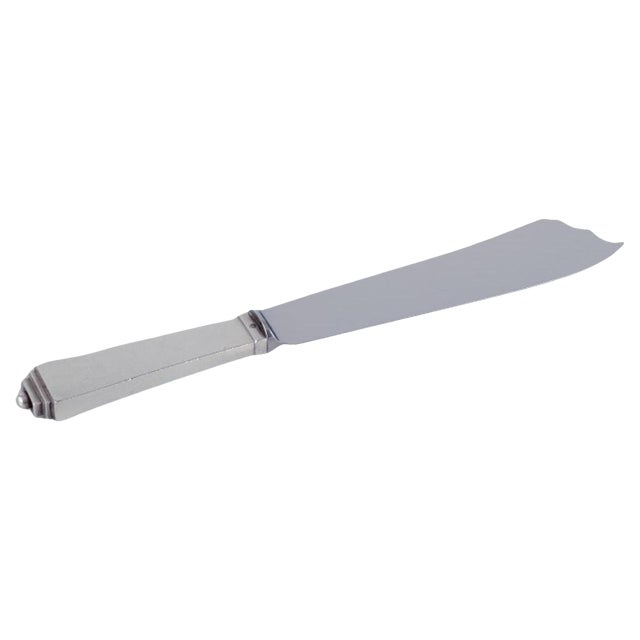 Vintage Cake Knife in Sterling Silver from Georg Jensen, 1930s For Sale