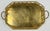 Vintage Brass Faux Bamboo Rail Gallery Tray For Sale In Kansas City - Image 6 of 10