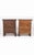 A handsome pair of mid-19th century South German walnut veneered comodini, executed in the Baroque taste with beautifully...