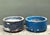 Vintage Distressed Painted Cement Planters - Set of 2 For Sale - Image 16 of 16