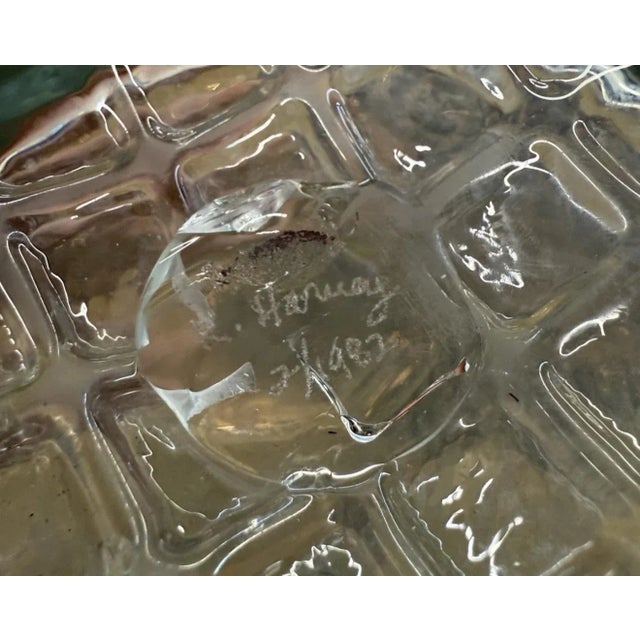 1982 Ralph Harvey Abstract Art Glass Vase Limited Edition For Sale In Atlanta - Image 6 of 7