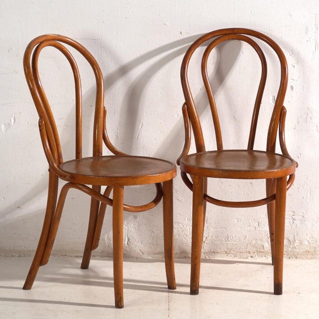 Chairs in Bentwood, Central Europe, 1930, Set of 2 For Sale - Image 14 of 14