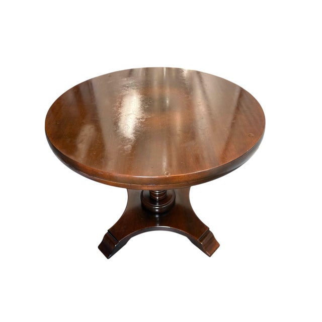 Wood Late 20th Century Dining Game Table With Glass Top Attributed to Miller Desk For Sale - Image 7 of 11
