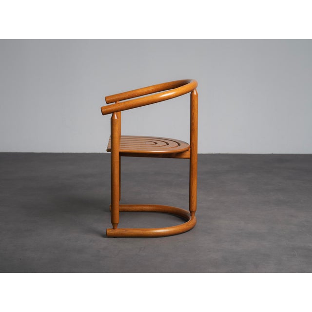 Vintage Sculptural Dining Chairs by Allmilmö, Germany, 1980s, Set of 6 For Sale - Image 4 of 10