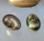 1940s Brass Egg Trinket Box Trimmed With Ormolu Painted Egg Inside For Sale In San Diego - Image 6 of 11