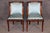 Traditional Set of 4 French Empire Carved Mahogany Dining Chairs in the Maison Jansen Style For Sale - Image 3 of 12