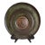 Oversized 13.5" Tzel Tzion Tel Aviv Brass Plate - Herzl Inscription - Heavy 775g Mid-Century Israeliana Masterpiece For Sale