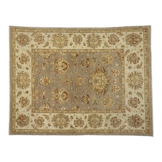 Vintage Modern Oushak Area Rug, 08'07 X 11'02 For Sale