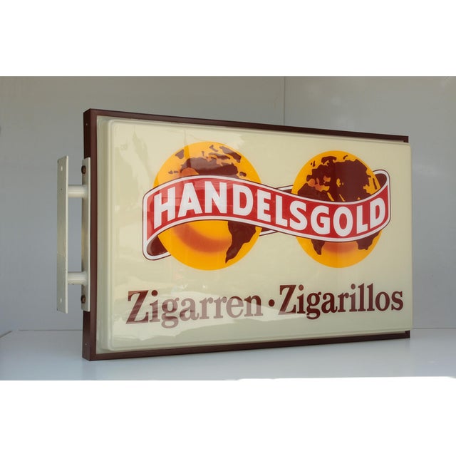 Handelsgold Cigars Display Neon Sign, 1970s For Sale - Image 15 of 18