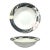 1980s Mikasa “Charisma, Black” Round Porcelain Serving Bowl For Sale