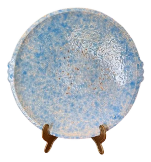 Large Glazed Art Pottery Bowl by Jerome Massier, Vallauris, Late 19th Century