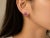 Traditional Late 20th Century 18K White Gold Diamond Red Sapphire Heart Earrings, Pair For Sale - Image 3 of 3