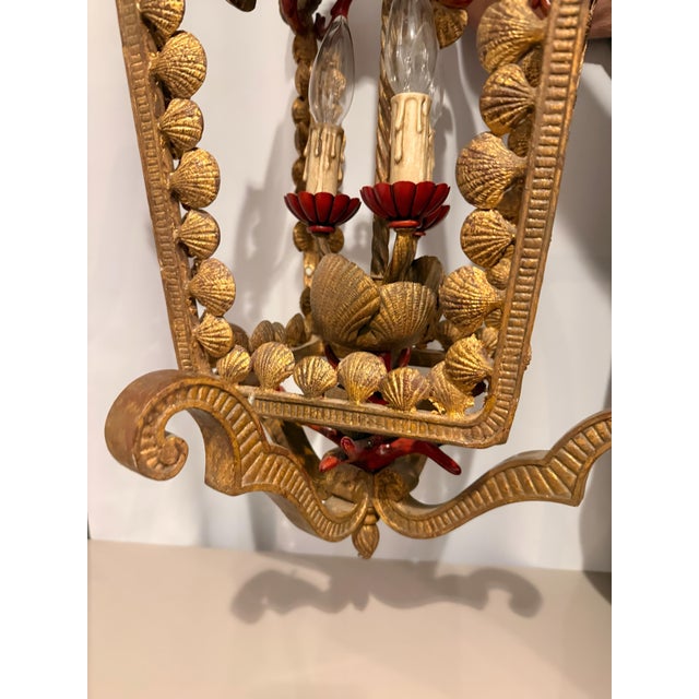 Wonderfully fanciful 3 light chandelier with a whimsical flair fit for a Palm Sorings MCM, a Palm Beach villa or a Miami...