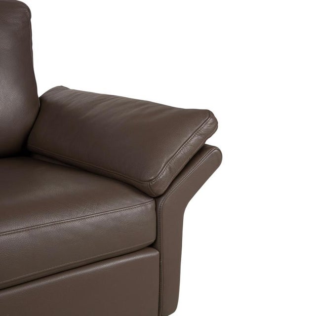 Modern Model 3300 2-Seater Sofa in Brown-Grey Leather from Rolf Benz For Sale - Image 3 of 11