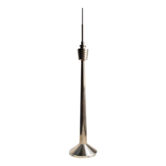 Space Age Stuttgart TV Tower in Stainless Steel, 1970s For Sale