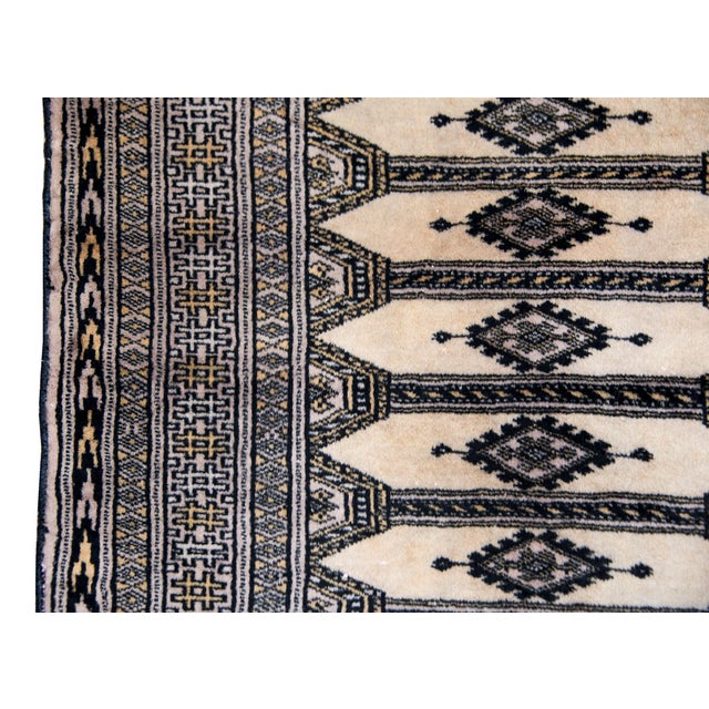 Vintage Pakistani Bokhara Rug For Sale - Image 12 of 15